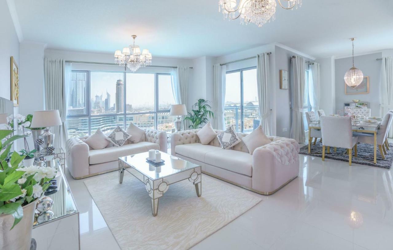 Elite Royal Apartment - Full Burj Khalifa & Fountain View - Premier - 2 Bedrooms & 1 Open Bedroom Without Partition Dubai Dış mekan fotoğraf